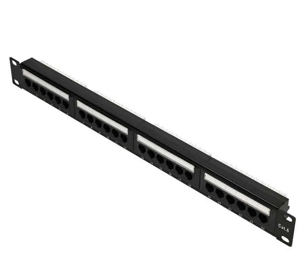 Extralink Patchpanel 24 porty CAT6 UTP V2 EX.9816 - 1323228 - zdjęcie
